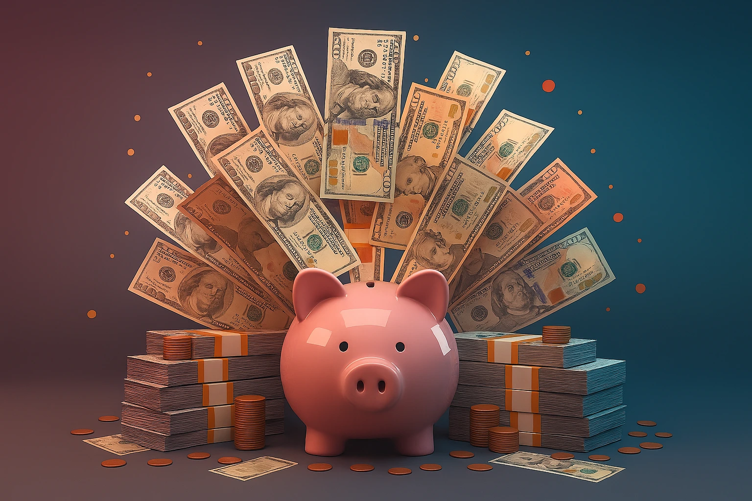 Illustration for AI increasing profits
