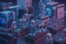 Illustration for AI automation improving efficiency